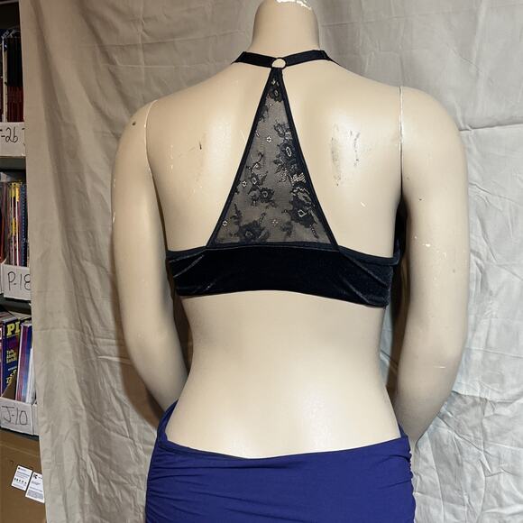 Curve Muse Womens Push Up Underwire Halter Front Close Bra Red 42B Racerback - Picture 12 of 13